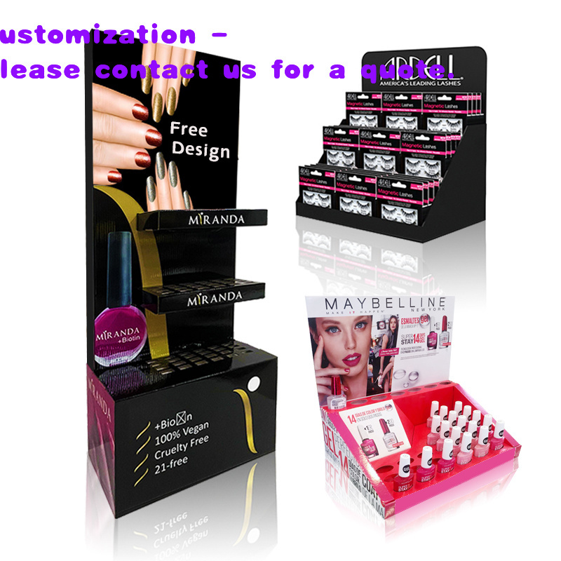 Beauty Makeup Store - Индивидуальный картонный стенд для демонстрации косметики,