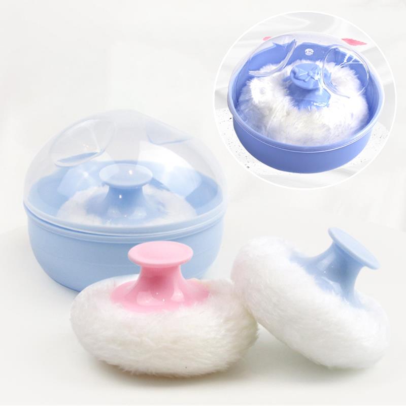 Beauty Makeup Blender - Тальк в пудренице с пуховкой, высококачественная