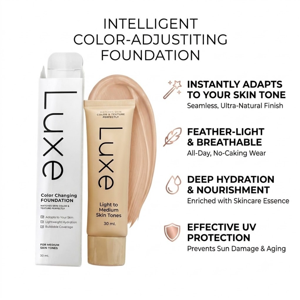 Pressed Powder Foundation - LUXE Увлажняющий жидкий консилер с полным