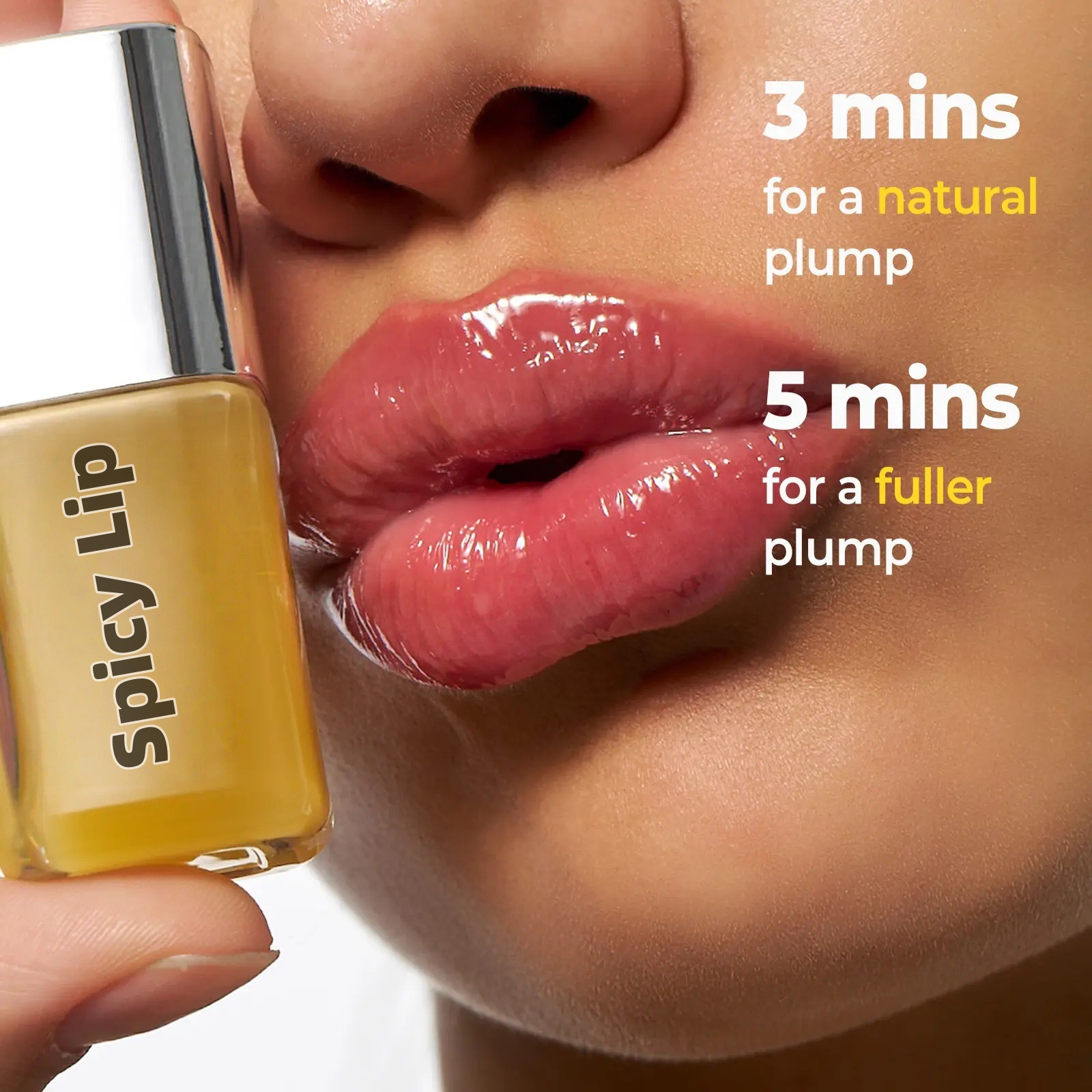 Lip Gloss Plumping - Пикантный блеск-плампер для губ: увеличение объема,