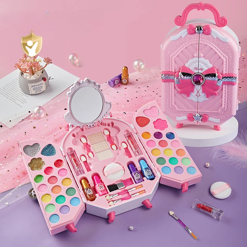 Beauty Makeup Girl - Безопасная косметическая игрушка для девочек, принцесса,