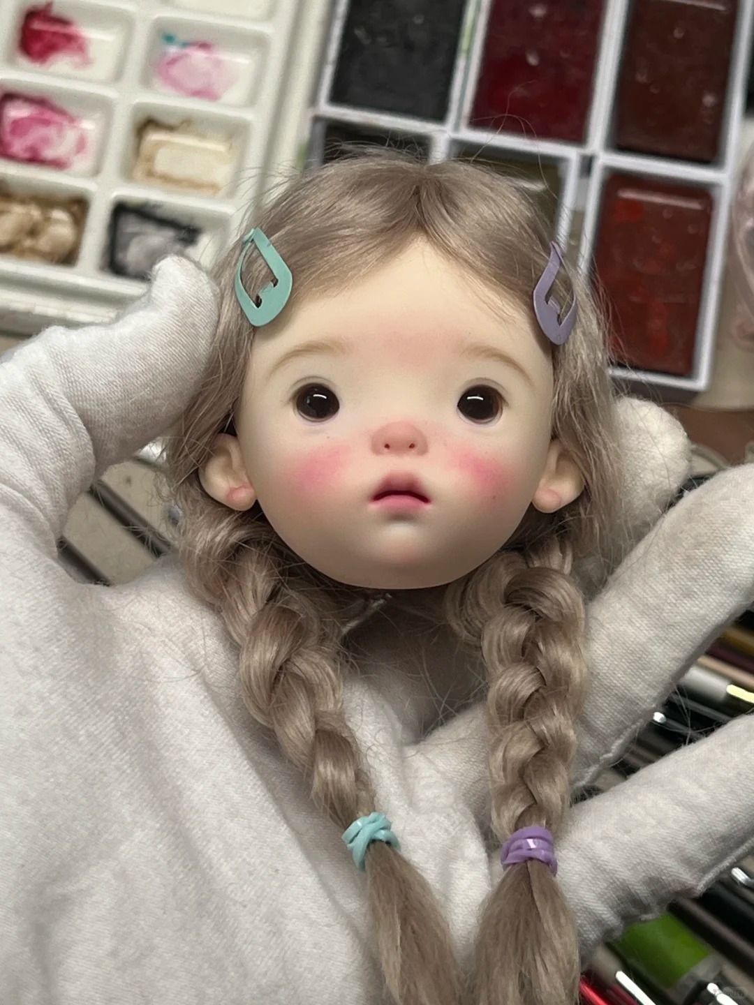 SD BJD кукла 1/6 голова Ландау – обзор и цена Beauty Makeup Girl