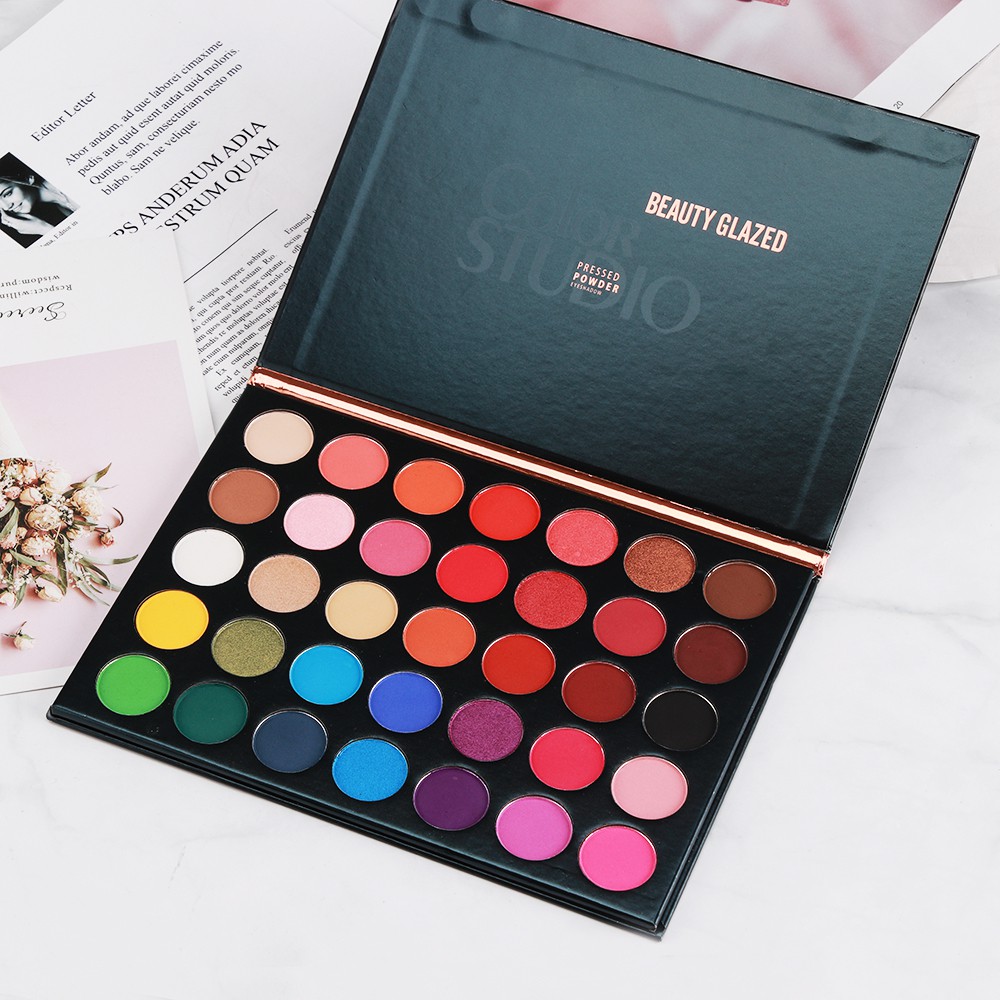 BEAUTY GLAZED Палитра теней дл – обзор и цена Beauty Makeup Eyeshadow Palette