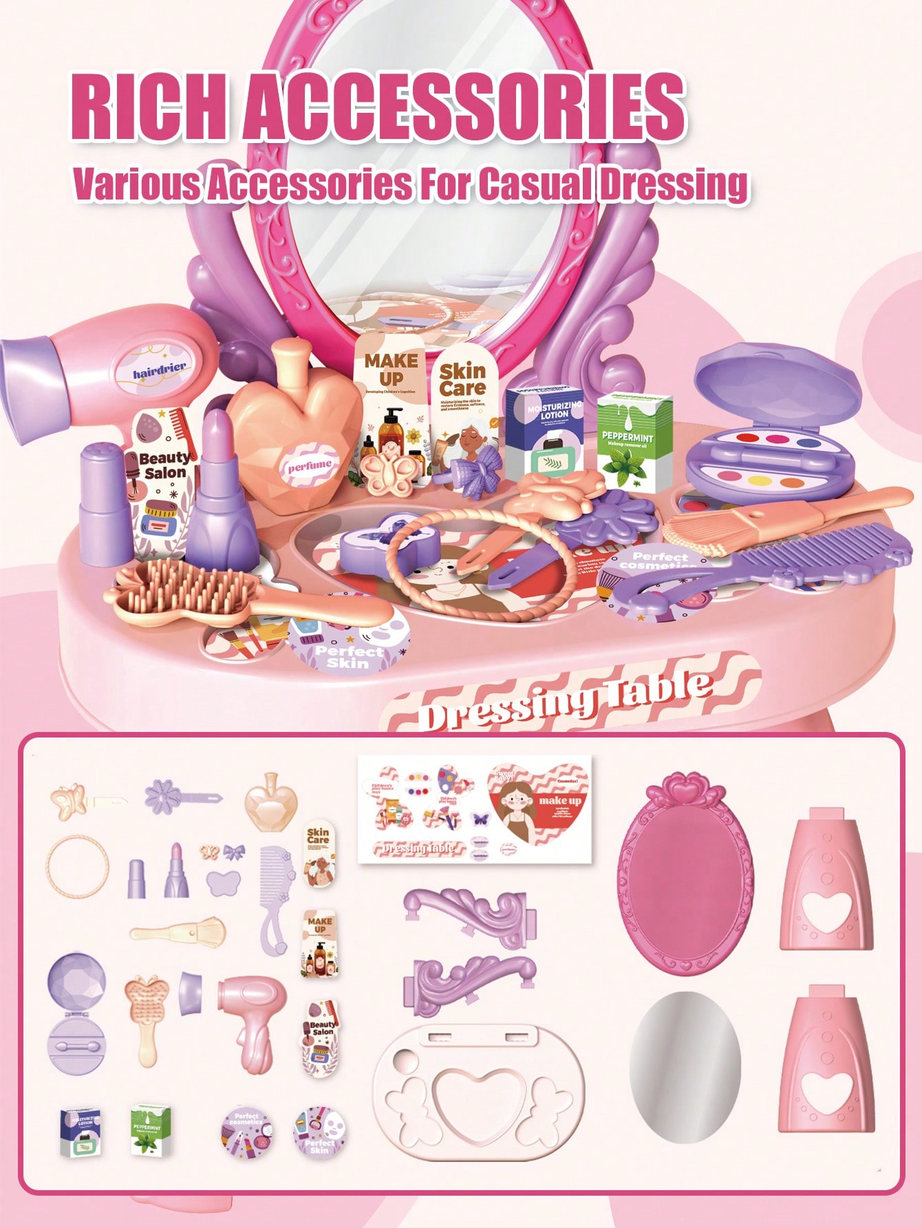Детский игровой набор для маки – обзор и цена Beauty Makeup Girl