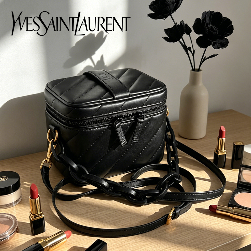 Сумка Yves Saint Laurent, черн – обзор и цена Ysl Beauty Makeup Bag