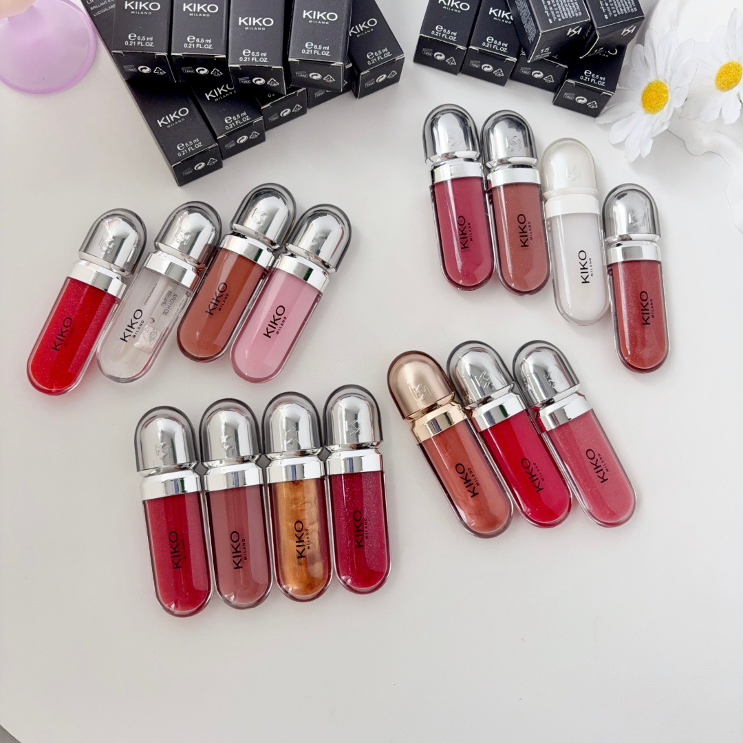 Блеск для губ KIKO Milano 3D H – обзор и цена Lip Gloss Plumping