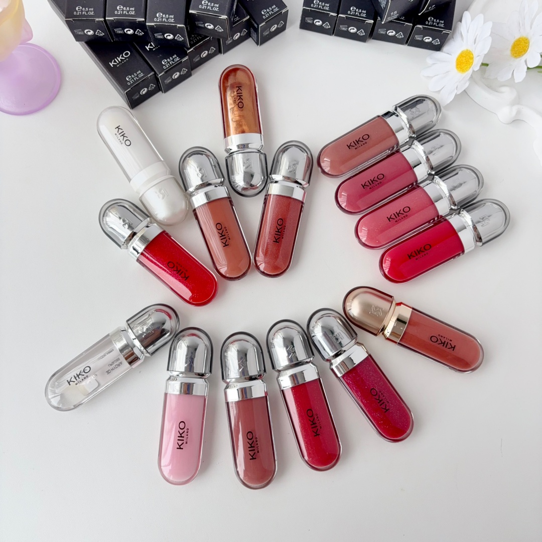 Блеск для губ KIKO Milano 3D H – обзор и цена Lip Gloss Plumping