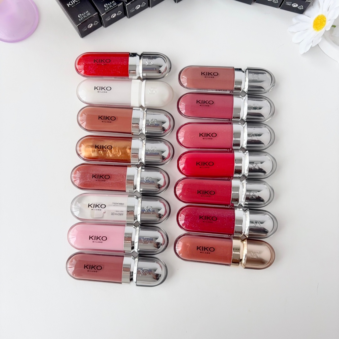 Блеск для губ KIKO Milano 3D H – обзор и цена Lip Gloss Plumping