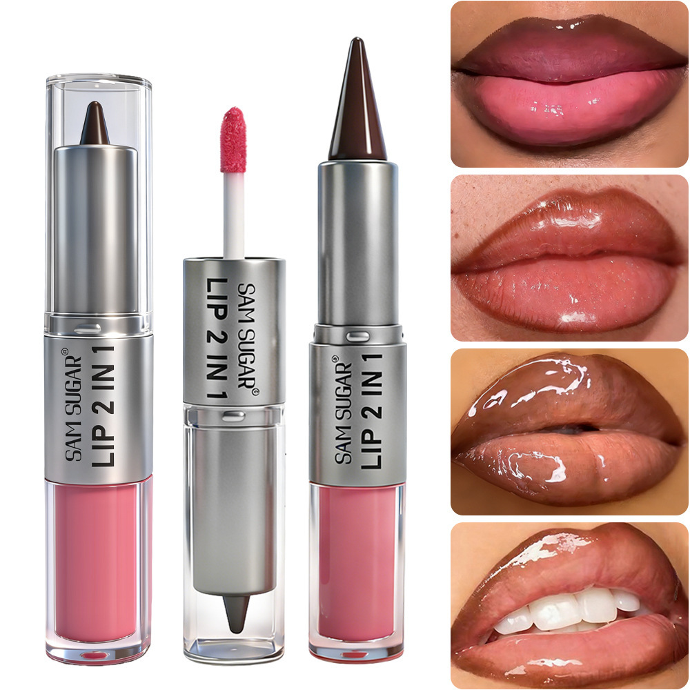 2 в 1: карандаш для губ и блес – обзор и цена Lip Gloss Plumping