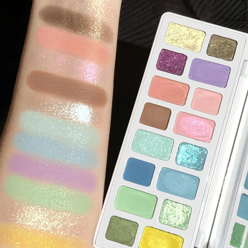 K'APEINE 16-цветная палитра те – обзор и цена Beauty Makeup Eyeshadow Palette